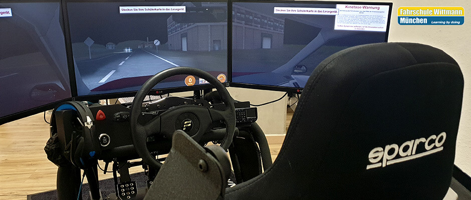 Fahrsimulator Fahrschule Wittmann